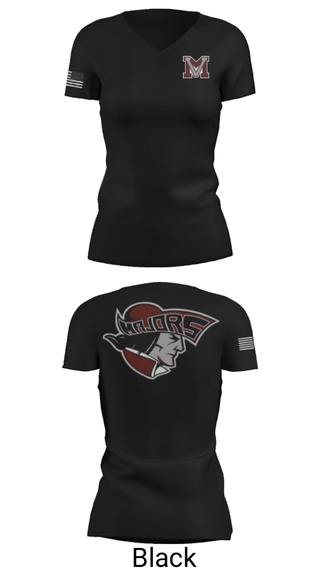 Women's Short Sleeve Vneck Shirt, Mount vernon, Track & Field, Teamtime, Team time, sublimation, custom sports apparel, team uniforms, spirit wear, spiritwear, sports uniforms, custom shirts, team store, custom team store, fundraiser sports, apparel fundraiser