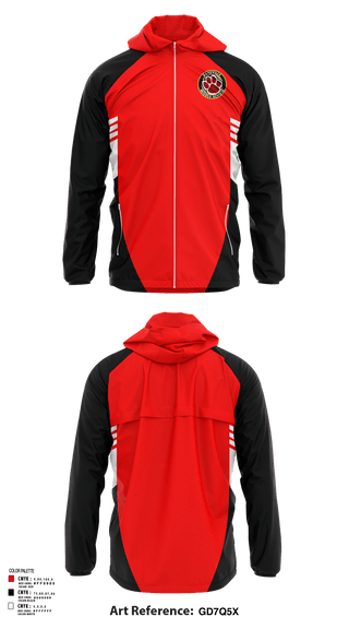 Windbreaker, Asheville Middle School Football, Football, Teamtime, Team time, sublimation, custom sports apparel, team uniforms, spirit wear, spiritwear, sports uniforms, custom shirts, team store, custom team store, fundraiser sports, apparel fundraiser