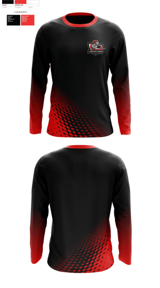 Long Sleeve Performance Shirt, Lawrence Road Middle School, , Teamtime, Team time, sublimation, custom sports apparel, team uniforms, spirit wear, spiritwear, sports uniforms, custom shirts, team store, custom team store, fundraiser sports, apparel fundraiser
