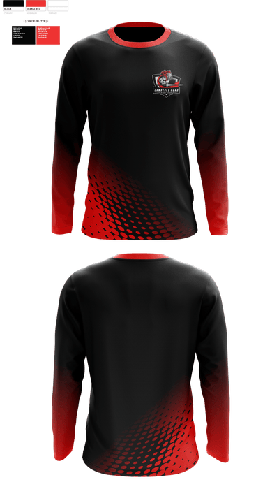Lawrence Road Middle School 96627466 Long Sleeve Performance Shirt - 1