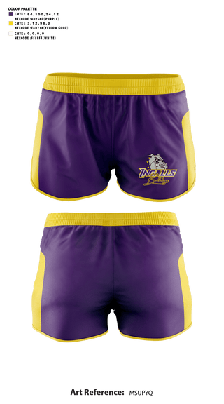 Womens Shorts, Ingalls Junior High School Cross Country, Cross Country, Teamtime, Team time, sublimation, custom sports apparel, team uniforms, spirit wear, spiritwear, sports uniforms, custom shirts, team store, custom team store, fundraiser sports, apparel fundraiser
