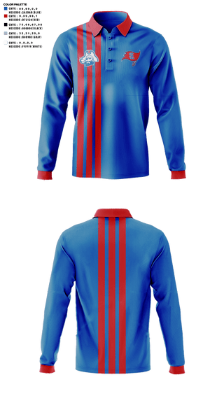 Long Sleeve Performance Polo, San Leandro High School Golf, Golf, Teamtime, Team time, sublimation, custom sports apparel, team uniforms, spirit wear, spiritwear, sports uniforms, custom shirts, team store, custom team store, fundraiser sports, apparel fundraiser