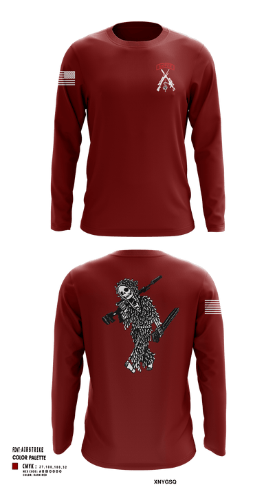 2-5 CAV Snipers 24011849 Long Sleeve Performance Shirt - 116