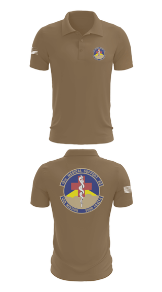 Short Sleeve Performance Polo, 18 MDSS, Air Force, Teamtime, Team time, sublimation, custom sports apparel, team uniforms, spirit wear, spiritwear, sports uniforms, custom shirts, team store, custom team store, fundraiser sports, apparel fundraiser