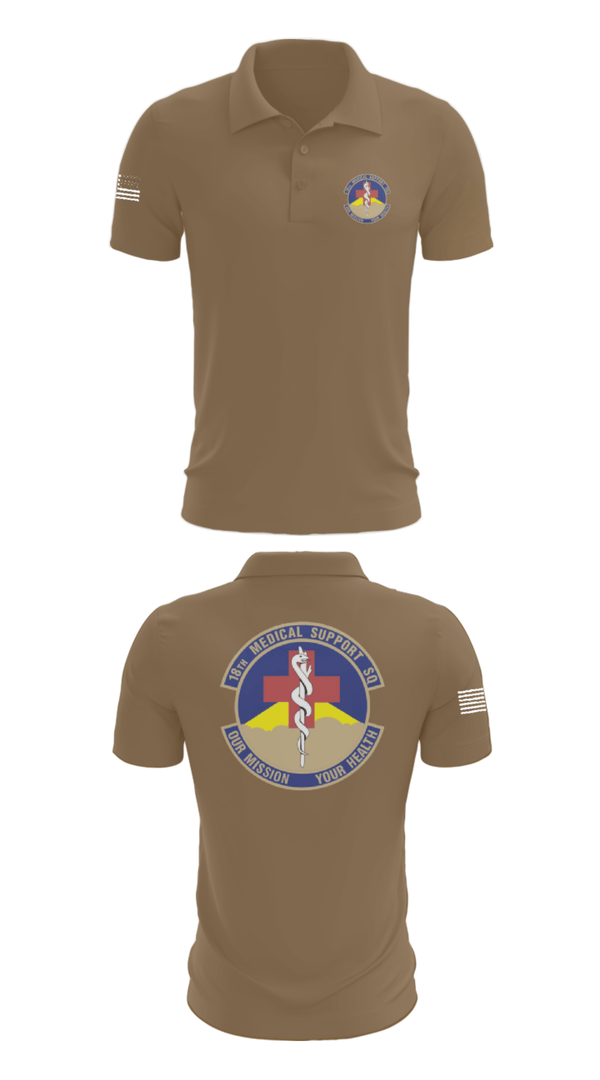 Short Sleeve Performance Polo, 18 MDSS, Air Force, Teamtime, Team time, sublimation, custom sports apparel, team uniforms, spirit wear, spiritwear, sports uniforms, custom shirts, team store, custom team store, fundraiser sports, apparel fundraiser