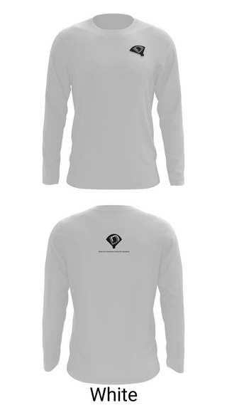 Long Sleeve Performance Shirt, Dean of Diamonds Athletic Training, Baseball, Teamtime, Team time, sublimation, custom sports apparel, team uniforms, spirit wear, spiritwear, sports uniforms, custom shirts, team store, custom team store, fundraiser sports, apparel fundraiser