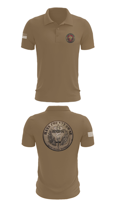 Hays County SWAT 65771365 Short Sleeve Performance Polo - 7