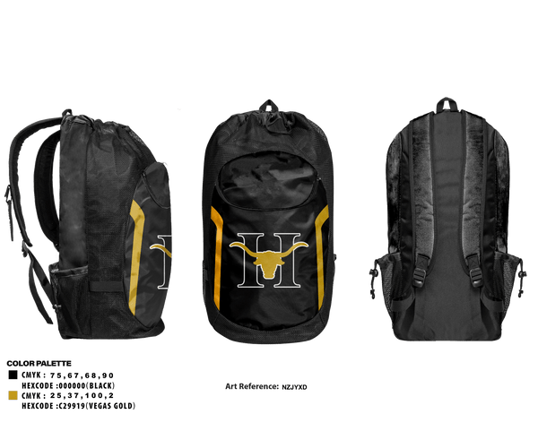 Gear Bag, Hebbronville High School Cross Country, Cross Country, Teamtime, Team time, sublimation, custom sports apparel, team uniforms, spirit wear, spiritwear, sports uniforms, custom shirts, team store, custom team store, fundraiser sports, apparel fundraiser