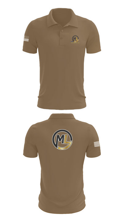 ML concrete Llc 36840033 Short Sleeve Performance Polo - 3