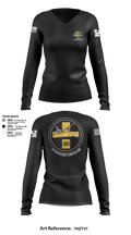 B Co 766 EN BeB 1st Platoon Armored Turtles Women's Long Sleeve V-neck Shirt - 9
