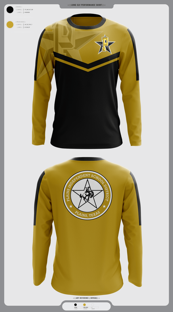 Long Sleeve Performance Shirt, Plains High School Cross Country, Cross Country, Teamtime, Team time, sublimation, custom sports apparel, team uniforms, spirit wear, spiritwear, sports uniforms, custom shirts, team store, custom team store, fundraiser sports, apparel fundraiser