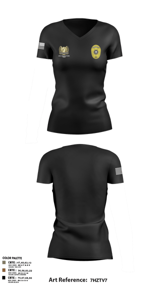 Womens Short Sleeve Vneck Shirt, HCSO CNT, Police, Teamtime, Team time, sublimation, custom sports apparel, team uniforms, spirit wear, spiritwear, sports uniforms, custom shirts, team store, custom team store, fundraiser sports, apparel fundraiser