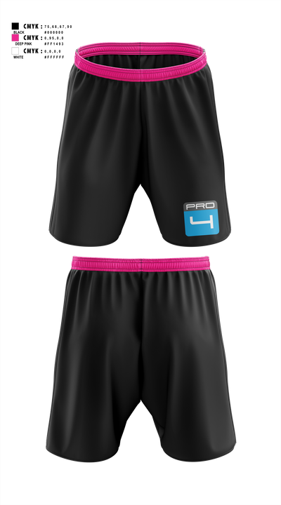 Pro 4 38264354 Athletic Shorts With Pockets - 1