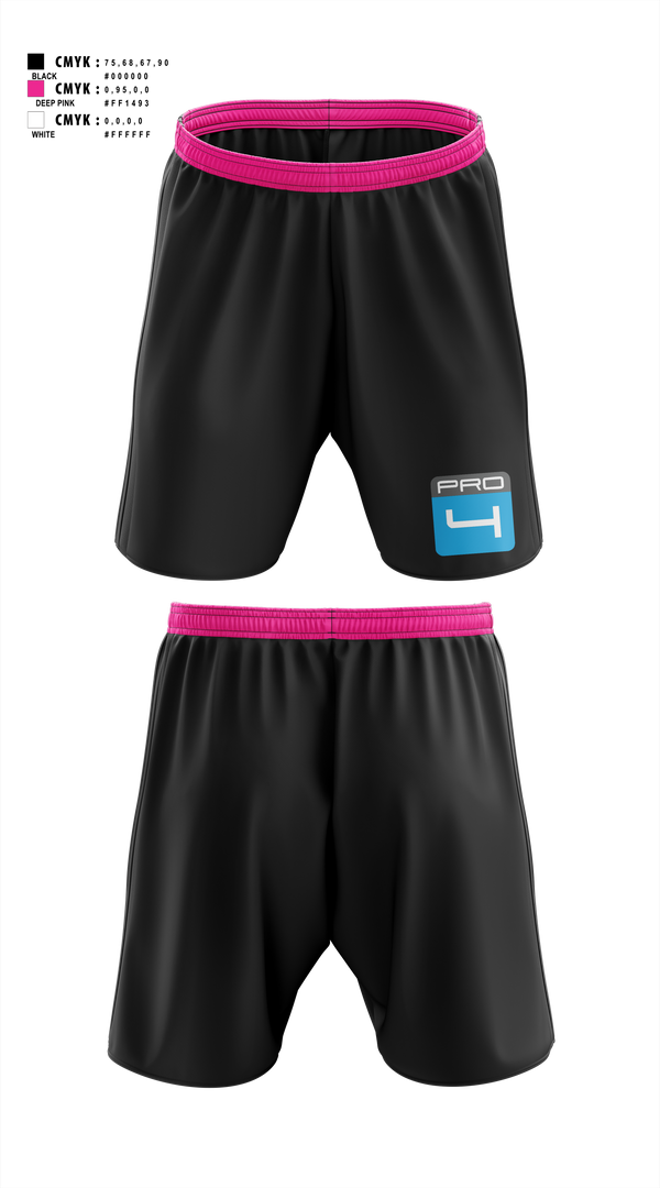 Athletic Shorts With Pockets, Pro 4, , Teamtime, Team time, sublimation, custom sports apparel, team uniforms, spirit wear, spiritwear, sports uniforms, custom shirts, team store, custom team store, fundraiser sports, apparel fundraiser
