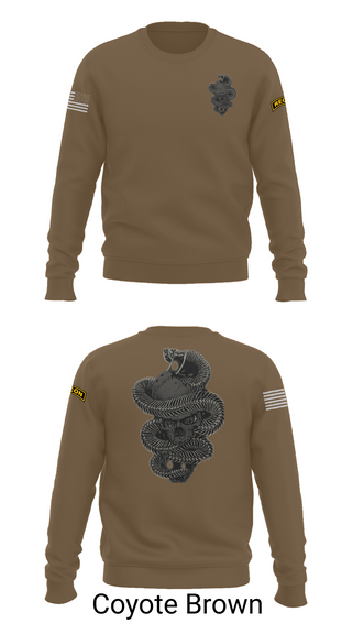 Crew Neck Sweatshirt, HHC 1-8IN SCT, Army, Teamtime, Team time, sublimation, custom sports apparel, team uniforms, spirit wear, spiritwear, sports uniforms, custom shirts, team store, custom team store, fundraiser sports, apparel fundraiser