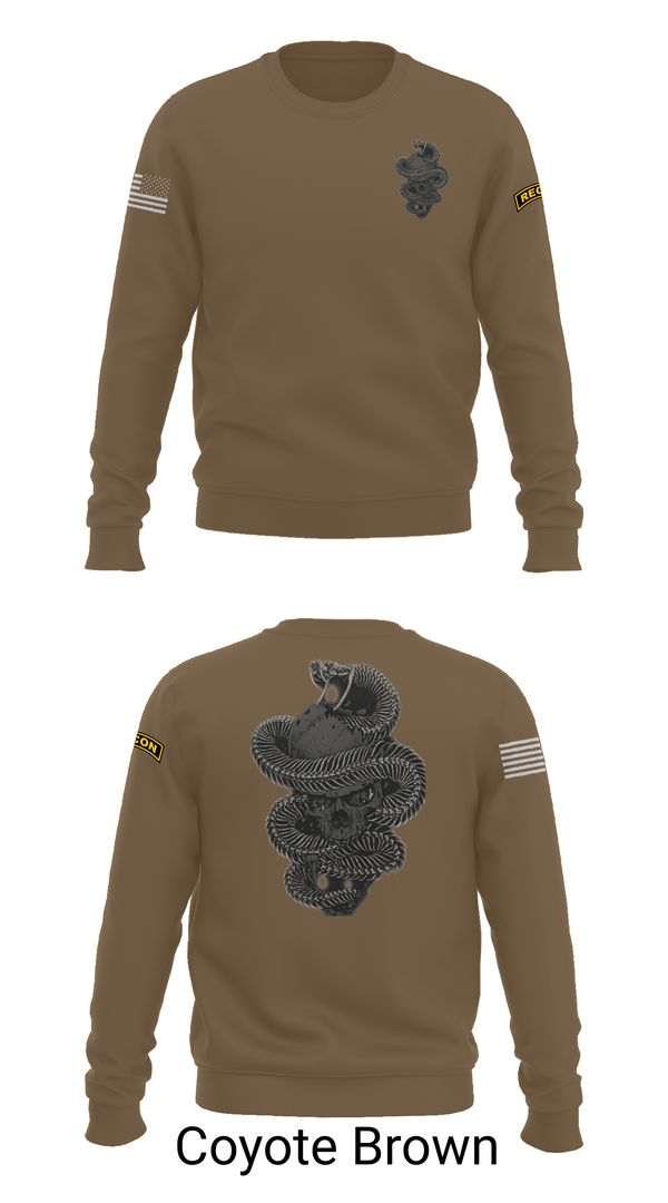 Crew Neck Sweatshirt, HHC 1-8IN SCT, Army, Teamtime, Team time, sublimation, custom sports apparel, team uniforms, spirit wear, spiritwear, sports uniforms, custom shirts, team store, custom team store, fundraiser sports, apparel fundraiser