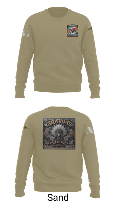 Gravois Fire Special Operations 80045989 Crew Neck Sweatshirt - 85