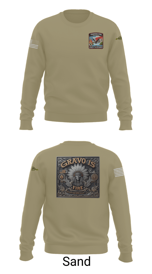 Crew Neck Sweatshirt, Gravois Fire Special Operations, Fire Department, Teamtime, Team time, sublimation, custom sports apparel, team uniforms, spirit wear, spiritwear, sports uniforms, custom shirts, team store, custom team store, fundraiser sports, apparel fundraiser