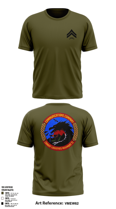 3D MLG CLR-37 49550102 Short Sleeve Performance Shirt - 2