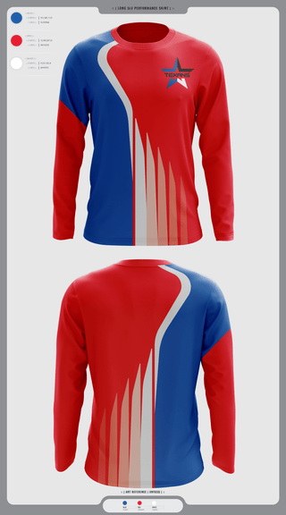 Long Sleeve Performance Shirt, Georgetown Texans, , Teamtime, Team time, sublimation, custom sports apparel, team uniforms, spirit wear, spiritwear, sports uniforms, custom shirts, team store, custom team store, fundraiser sports, apparel fundraiser