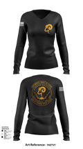 AFJROTC FL-034 58345712 Women's Long Sleeve V-neck Shirt - 119