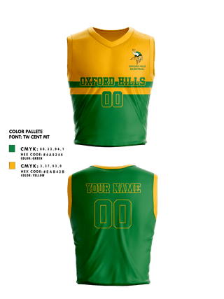Mens Basketball Jersey, Oxford Hills Comprehensive High School Basketball, Men's Basketball, Teamtime, Team time, sublimation, custom sports apparel, team uniforms, spirit wear, spiritwear, sports uniforms, custom shirts, team store, custom team store, fundraiser sports, apparel fundraiser