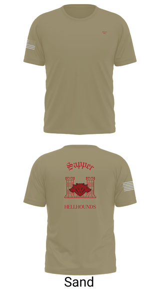 Short Sleeve Performance Shirt, 811th EN CO, , Teamtime, Team time, sublimation, custom sports apparel, team uniforms, spirit wear, spiritwear, sports uniforms, custom shirts, team store, custom team store, fundraiser sports, apparel fundraiser