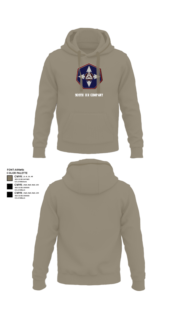 Hoodie, 909th HR Company, Army, Teamtime, Team time, sublimation, custom sports apparel, team uniforms, spirit wear, spiritwear, sports uniforms, custom shirts, team store, custom team store, fundraiser sports, apparel fundraiser