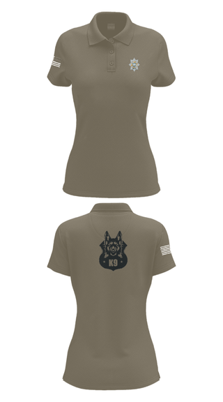 Women's Short Sleeve Performance Polo, Sherwood Foresters, Army, Teamtime, Team time, sublimation, custom sports apparel, team uniforms, spirit wear, spiritwear, sports uniforms, custom shirts, team store, custom team store, fundraiser sports, apparel fundraiser