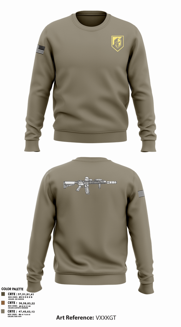 Crew Neck Sweatshirt, Miami shooting, Space Force, Teamtime, Team time, sublimation, custom sports apparel, team uniforms, spirit wear, spiritwear, sports uniforms, custom shirts, team store, custom team store, fundraiser sports, apparel fundraiser