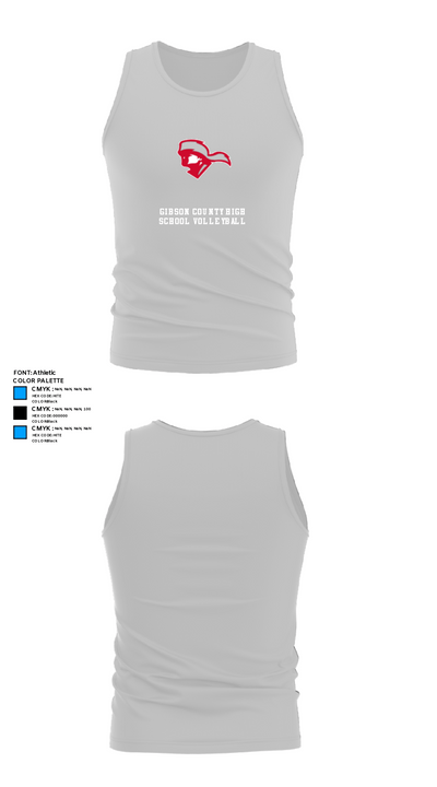 Gibson County High School Volleyball 98171946 Tank Top - 13
