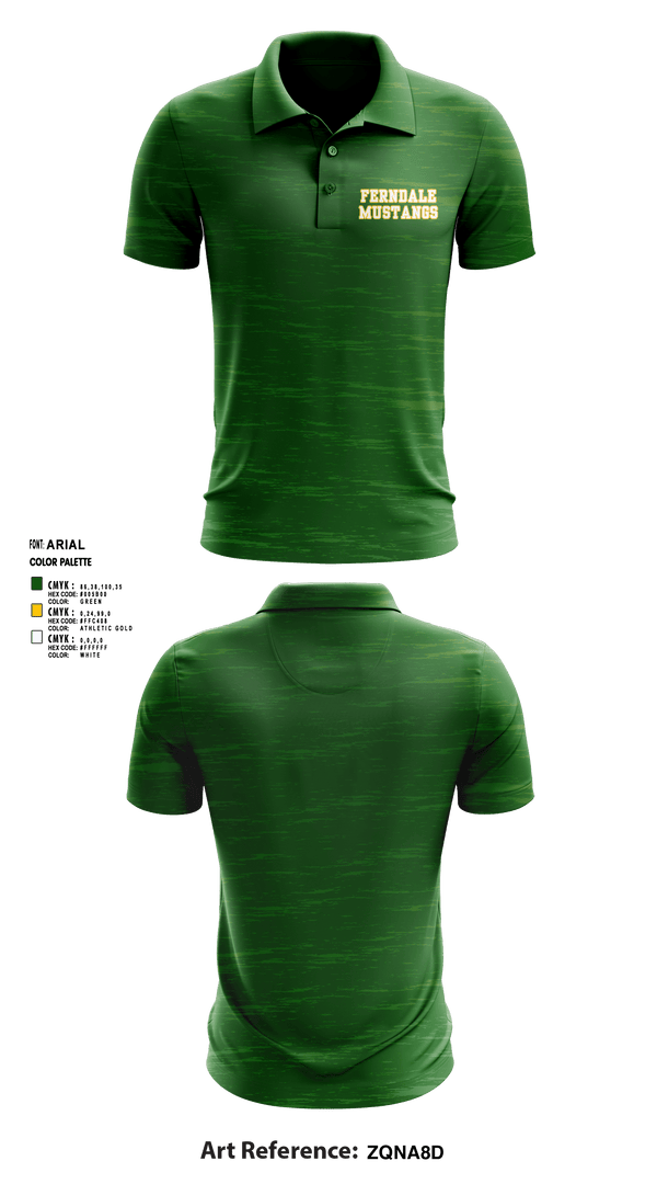 Short Sleeve Performance Polo, Ferndale Mustangs, , Teamtime, Team time, sublimation, custom sports apparel, team uniforms, spirit wear, spiritwear, sports uniforms, custom shirts, team store, custom team store, fundraiser sports, apparel fundraiser
