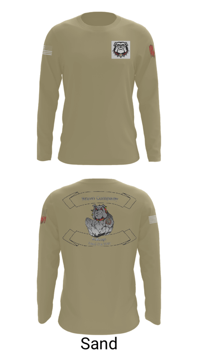 16TH ordnance Bravo Company 57552298 Long Sleeve Performance Shirt - 86