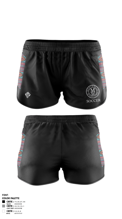 Montbello HS Boys Soccer 60090327 Mens Soccer Shorts - 1