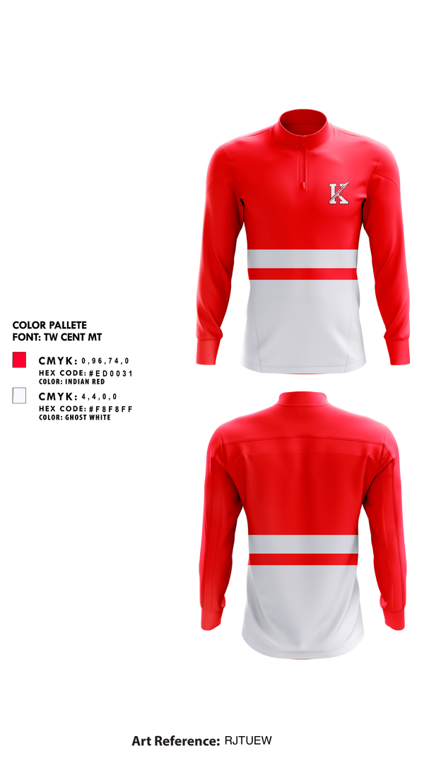 Quarter Zip Jacket, Kootenai Warriors, Women's Basketball, Teamtime, Team time, sublimation, custom sports apparel, team uniforms, spirit wear, spiritwear, sports uniforms, custom shirts, team store, custom team store, fundraiser sports, apparel fundraiser