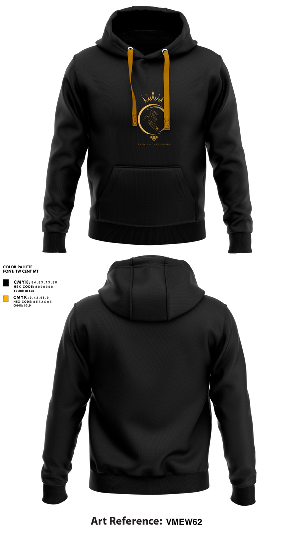 Hoodie, Roland-Grise Lady Knights, Women's Basketball, Teamtime, Team time, sublimation, custom sports apparel, team uniforms, spirit wear, spiritwear, sports uniforms, custom shirts, team store, custom team store, fundraiser sports, apparel fundraiser