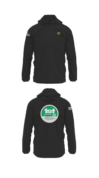 Windbreaker, 28th MP Company, National Guard, Teamtime, Team time, sublimation, custom sports apparel, team uniforms, spirit wear, spiritwear, sports uniforms, custom shirts, team store, custom team store, fundraiser sports, apparel fundraiser