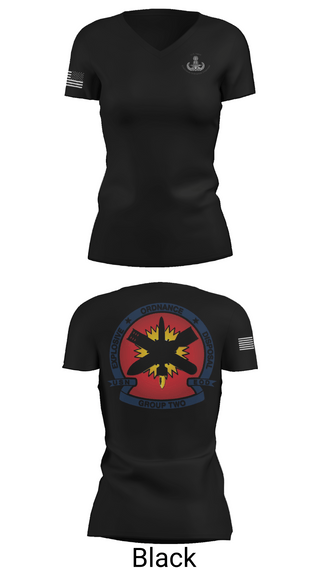 Womens Short Sleeve Vneck Shirt, EODMU 2, , Teamtime, Team time, sublimation, custom sports apparel, team uniforms, spirit wear, spiritwear, sports uniforms, custom shirts, team store, custom team store, fundraiser sports, apparel fundraiser