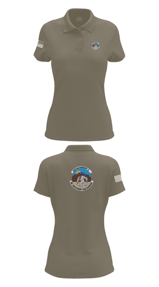 Womens Short Sleeve Performance Polo, Detachment 1, 3rd Combat Weather Sqd, Air Force, Teamtime, Team time, sublimation, custom sports apparel, team uniforms, spirit wear, spiritwear, sports uniforms, custom shirts, team store, custom team store, fundraiser sports, apparel fundraiser