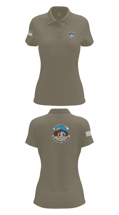 Detachment 1, 3rd Combat Weather Sqd 68533105 Women's Short Sleeve Performance Polo  - 75