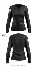 2/11 48743482 Women's Long Sleeve V-neck Shirt - 1