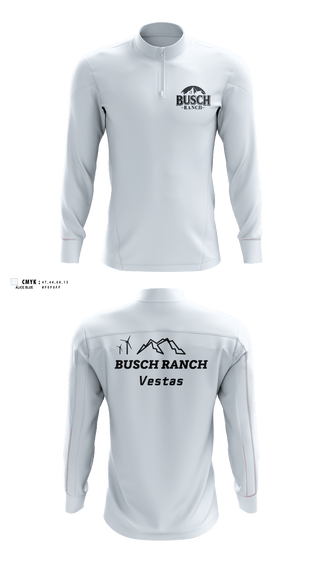 Quarter Zip Jacket, Busch Ranch, , Teamtime, Team time, sublimation, custom sports apparel, team uniforms, spirit wear, spiritwear, sports uniforms, custom shirts, team store, custom team store, fundraiser sports, apparel fundraiser