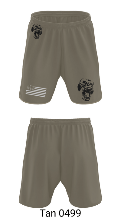 USS CARL VINSON 40544561 Athletic Shorts With Pockets - 66