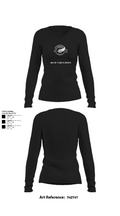 Danbury Police Traffic Unit 20625230 Women's Long Sleeve V-neck Shirt - 21