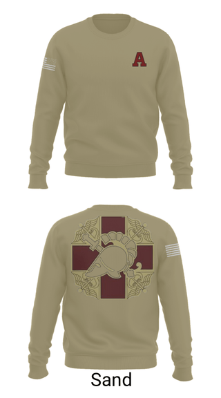 Crew Neck Sweatshirt, US MEDDAC, Army, Teamtime, Team time, sublimation, custom sports apparel, team uniforms, spirit wear, spiritwear, sports uniforms, custom shirts, team store, custom team store, fundraiser sports, apparel fundraiser