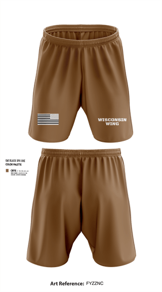 Athletic Shorts With Pockets, Wisconsin Wing, Air Force, Teamtime, Team time, sublimation, custom sports apparel, team uniforms, spirit wear, spiritwear, sports uniforms, custom shirts, team store, custom team store, fundraiser sports, apparel fundraiser