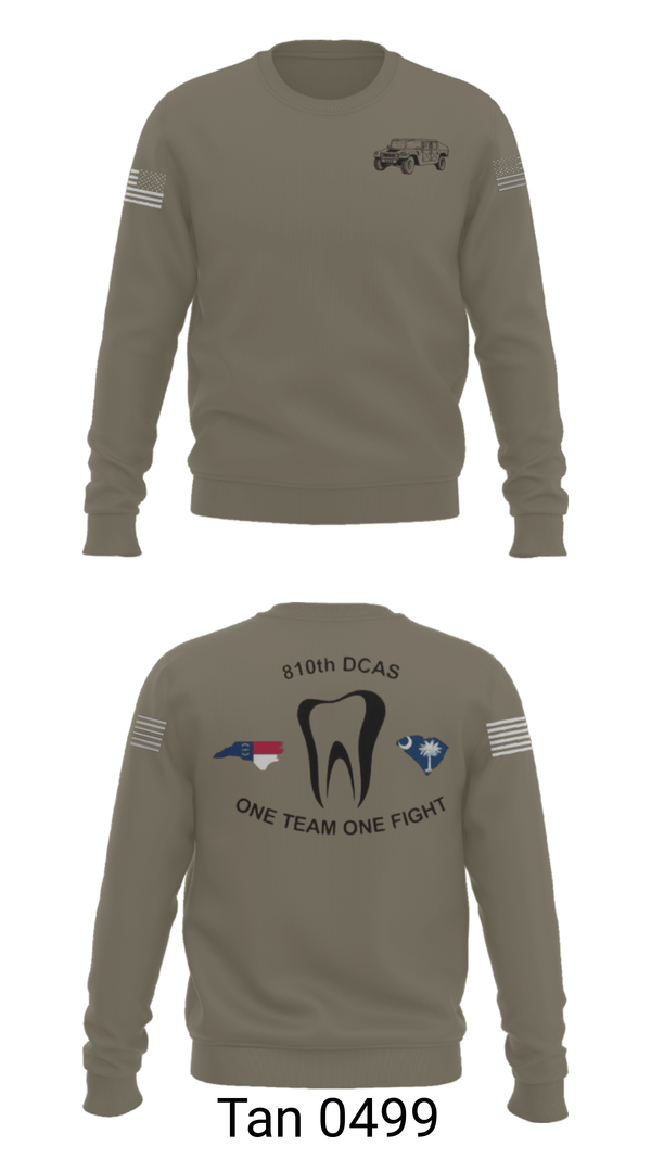 Crew Neck Sweatshirt, 810th med co, Army, Teamtime, Team time, sublimation, custom sports apparel, team uniforms, spirit wear, spiritwear, sports uniforms, custom shirts, team store, custom team store, fundraiser sports, apparel fundraiser