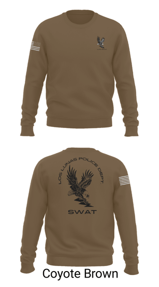 Crew Neck Sweatshirt, LOS LUNAS POLICE DEPT. SWAT, , Teamtime, Team time, sublimation, custom sports apparel, team uniforms, spirit wear, spiritwear, sports uniforms, custom shirts, team store, custom team store, fundraiser sports, apparel fundraiser