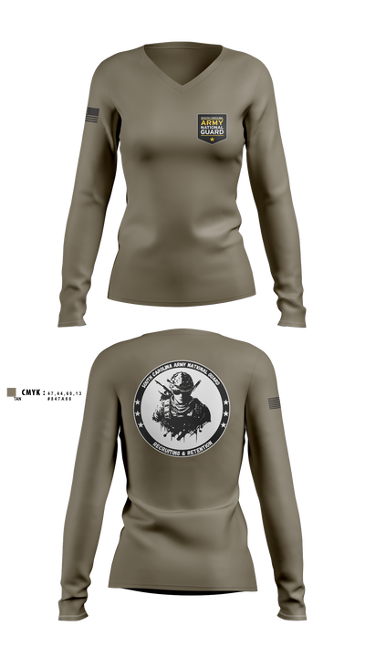 Recruiting & Retention Women's Long Sleeve V-neck Shirt - 2