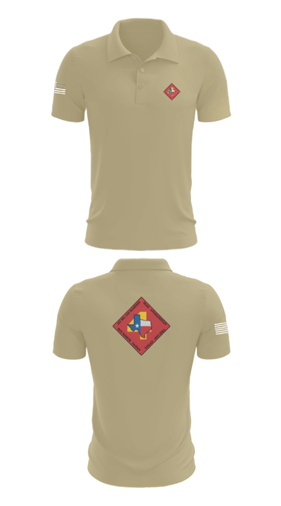 Bravo Bastards 65129777 Short Sleeve Performance Polo - 87